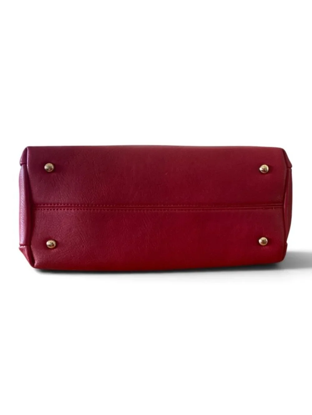 Dasein Satchel Vegan Leather Shoulder Crossbody Handbag NEW No Tags  Red